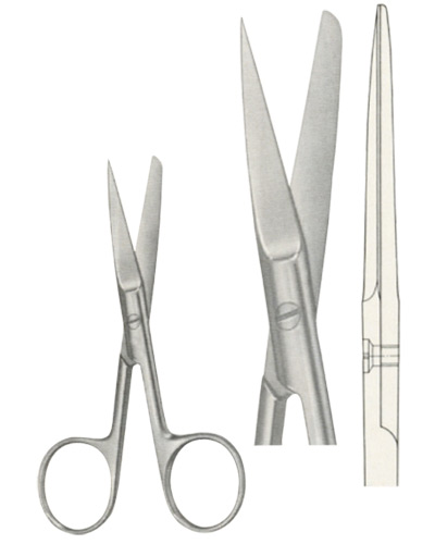 Gum, Surgical, Ligatur, Bandage Scissors 